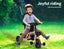 Bopeep Kids Tricycle Ride On Trike Toddler Balance Bike Prams Stroller Pink Carousel 3