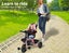Bopeep Kids Tricycle Ride On Trike Toddler Balance Bike Prams Stroller Pink Carousel 4