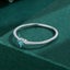 Paraiba NEW Fashion Sapphire Couples Ring For Women Heart-Shaped Genuine Ster... Carousel 4