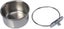 Pet Bird Food Feeding and Drinking Hanging Cup Clamp Holder Stainless Steel H... Carousel 7