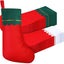 24 Pcs Felt Christmas Stockings 38CM Party Favors Stockings Xmas Decoration Carousel 2