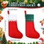 24 Pcs Felt Christmas Stockings 38CM Party Favors Stockings Xmas Decoration Carousel 3
