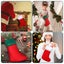 24 Pcs Felt Christmas Stockings 38CM Party Favors Stockings Xmas Decoration Carousel 5