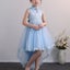 New Design Kids Dress For 4-12 Girls Wedding Party Tailing Tulle Elegant Prin... Carousel 4