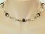 Vintage Czech cut crystal Neiger Bros enamel brass filigree necklace Carousel 4