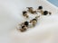 Vintage Czech cut crystal Neiger Bros enamel brass filigree necklace Carousel 9