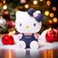 20cm Hello Kitty Overalls Outfit Plush Doll Sanrio Licenced Carousel 3