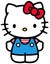 20cm Hello Kitty Overalls Outfit Plush Doll Sanrio Licenced Carousel 8