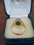 Vintage 9ct Yellow Gold Greenstone Ring - 6.7gms - Good Used Condition Carousel 4