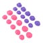 hair roller set hair roller 20pcs Hair Roller Household Portable Silicone Hair Carousel 4