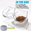 Raised Cat Bowl with Stand, 15o Tilted Cat Bowls for Kittens Elevated Cat Bow... Carousel 4