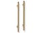 Tube Vertical Heated Towel Rail 2 Pack Brushed Brass *Stock Clearance* Was $1997 Carousel 1