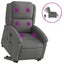 Electric Stand Up Massage Recliner Chair Dark Grey Fabric Txbpaao Carousel 11