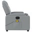 Electric Massage Recliner Chair Light Grey Fabric Txbppxb Carousel 9
