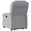 Electric Stand Up Massage Recliner Chair Light Grey Fabric Txbpaab Carousel 4