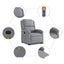 Electric Stand Up Massage Recliner Chair Light Grey Fabric Txbpaab Carousel 7
