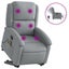 Electric Stand Up Massage Recliner Chair Light Grey Fabric Txbpaab Carousel 11
