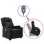 Stand Up Massage Reclining Chair Black Faux Leather Topxxaa Carousel 1
