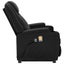 Stand Up Massage Reclining Chair Black Faux Leather Topxxaa Carousel 4
