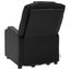 Stand Up Massage Reclining Chair Black Faux Leather Topxxaa Carousel 5