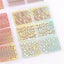 New Nail Art Stickers Hollow Nail Transfer Decals Carousel 5