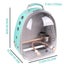 with Stand Perches and Water Food Cups, Space Capsule Astronaut Clear Bubble Win Carousel 2