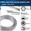Railing Fence Wire Rope Cable Clothesline Kit Stainless Steel Cable Hanging Set Carousel 8
