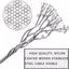 30M Stainless Steel Wire Rope Cable Kit Hooks Hanging Garden Railing Roll Carousel 5