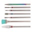 ceramic nail drill bit cuticle remover bits nail grinding head 7pcs Ceramic Nail Carousel 2
