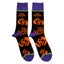 Rob Zombie Orange Skulls Ankle Socks Carousel 3