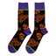 Rob Zombie Orange Skulls Ankle Socks Carousel 4