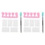 cuticle trimmer remover pusher cuticle remover tool cuticle pusher tool 2pcs Carousel 5