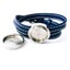 Circle Leather Memorial Bracelets - 4 colour options to choose from Carousel 1