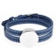 Circle Leather Memorial Bracelets - 4 colour options to choose from Carousel 2
