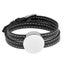 Circle Leather Memorial Bracelets - 4 colour options to choose from Carousel 3