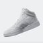 Adidas Hoop 3.0 Mid High Triple White Sneakers Women's US 11 Display New No Box Carousel 11