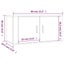 2 Piece Tv Cabinet Set Glossy Look White Engineered Wood Tonnixn Carousel 4