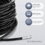 Sewer Jetter Kit 30M Pressure Washer Drain Cleaner Hose Carousel 12