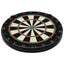 Professional Sisal Dartboard With Cabinet And 6 Darts Koalx Carousel 6