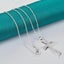 .925 Sterling Silver AAA Zircon Pendant Cross with Chain Carousel 3