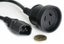IEC Plug to NZ/AUST Socket Cable-assembly - 300mm 3 Core 10 Amp 250Vac Black Carousel 5