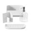 Umbra Sling Sink Caddy and Soap Pump White Carousel 3