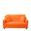 Anyseat 3 Seater Sofa Cover Plain Orange Style and Protection For Living Room... Carousel 1