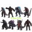 kids toys dinosaur mini Godzilla and kingkong figures cake decoration Carousel 6
