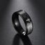 FLASH SALE! 8mm Black Brushed Stainless Steel Christain Bible Ring S9 Carousel 1