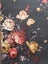 Wallpaper. Bouquet - Black. 2 roll bundle Carousel 8