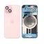 iPhone 15 Back Glass Panel With Camera Lens & Magsafe Magnet Ring Pink Carousel 1