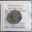 #o854# Roman Bronze coin issued by Theodosius I from 392-395 AD Carousel 1
