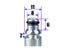 Adapter M22 x Quick Coupler for BOSCH / STIHL / AR / Nilfisk Carousel 3