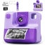 1080P Instant Print Camera for Kids,HD Digital Video Cameras with 3 Rolls Print Carousel 7